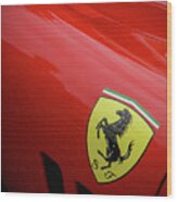 Ferrari Wood Print