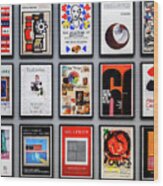 Fifteen Classic Tate Gallery Posters Wood Print