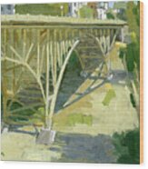 First Ave. Bridge, San Diego Wood Print