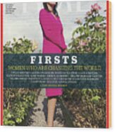 Firsts - Women Who Are Changing The World, Nikki Haley Wood Print
