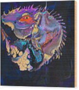 Fish Dragon 7401 Wood Print