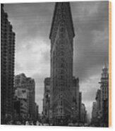 Flatiron Building, New York Wood Print
