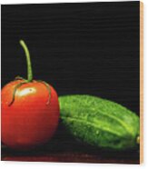 Food Photography - Vegetables Wood Print