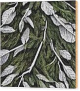 Forest Flora Wood Print