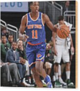 Frank Ntilikina Wood Print