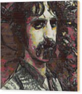 Frank Zappa Wood Print