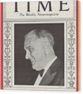 Franklin D. Roosevelt - Man Of The Year 1935 Wood Print