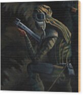 Fremen Warrior Of Dune 2 Wood Print