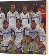 Fussball: Champions League 97/98 Ac Parma, 04.11.97 Wood Print