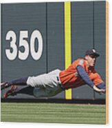 George Springer And Dj Lemahieu Wood Print