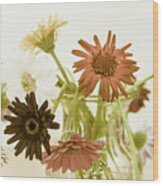 Gerbera Still Life 2 Wood Print