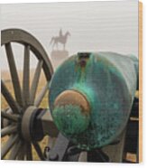 Gettysburg Cannon Wood Print