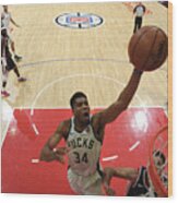 Giannis Antetokounmpo Wood Print