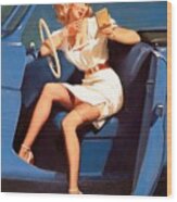 Gil Elvgren Pin Up Art 013 Wood Print