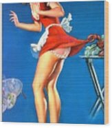 Gil Elvgren Pin Up Art 029 Wood Print