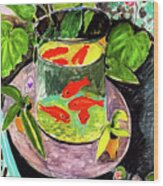 Goldfish By Henri Matisse 1911 Wood Print