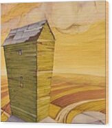 Grain Tower - Ii Wood Print