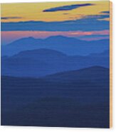 Blue Ridge Heaven Wood Print