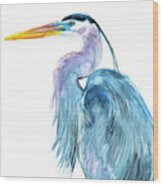 Great Blue Heron 2 Wood Print