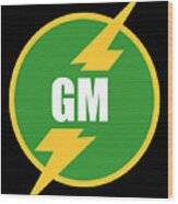 Groomsmen Gm Logo Wood Print