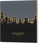 Guildford England Skyline #42 Wood Print