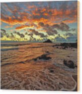 Hana Sunrise - Maui Wood Print