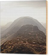 Haystacks, Ennerdale And Buttermere Valleys Lake District Wood Print