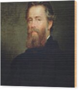 Herman Melville Portrait - Joseph Oriel Eaton 1870 Wood Print