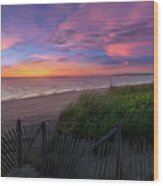 Herring Cove Beach Sunset Wood Print