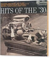 1957 Hits Of The 30s Featuring 1930 Packard And Duesenberg Wood Print
