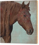 Horse Medicine Wood Print