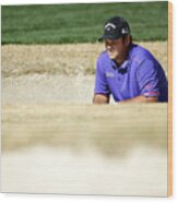 Humana Challenge In Partnership With The Clinton Foundation - Round Three Wood Print