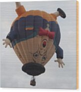 Humpty Dumpty At The Albuquerque International Balloon Fiesta Wood Print