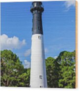 Hunting Island State Park Lighthouse Wood Print