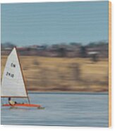 Iceboat - Color Wood Print