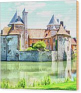 Incredible Chateau D'olhain Wood Print