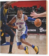 Indiana Pacers V Detroit Pistons Wood Print