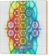 Intuitive Geometry Banner Wood Print
