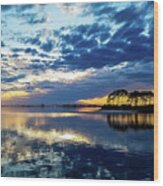 Island Sunset, Perdido Key, Florida Wood Print
