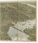 Jacksonville, Florida 1893 Wood Print