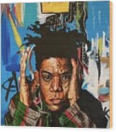 Jean-michel Basquiat Wood Print