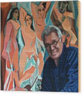 Jeroen Krabbe Loves Les Demoiselles D' Avignon Of Picasso Wood Print