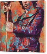 Jim Morrison Tribute Art Soul Kitchen Wood Print