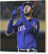 Joey Gallo Wood Print