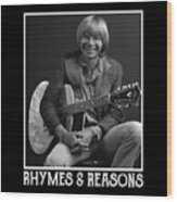 John Denver Rhymes And Reasons Country Music Lovers Wood Print
