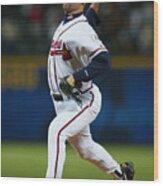 John Smoltz Wood Print