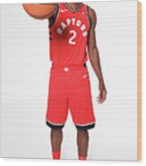 Kawhi Leonard Wood Print