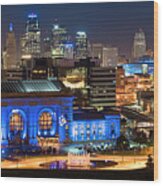 Kc Royal Skyline Wood Print