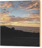 Kiawah Island Two Sunset Wood Print