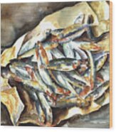 Kiel Sprats To Go Wood Print